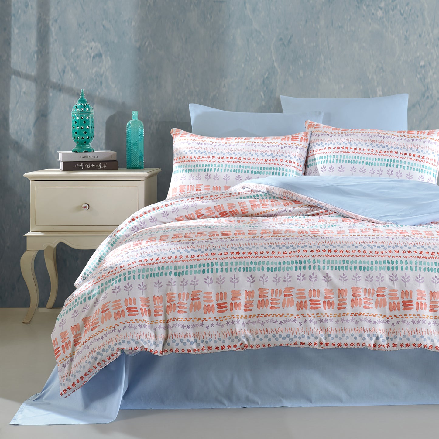 Elisabeth %100 Pamuk Ranforce Tek Kişilik Nevresim Takımı