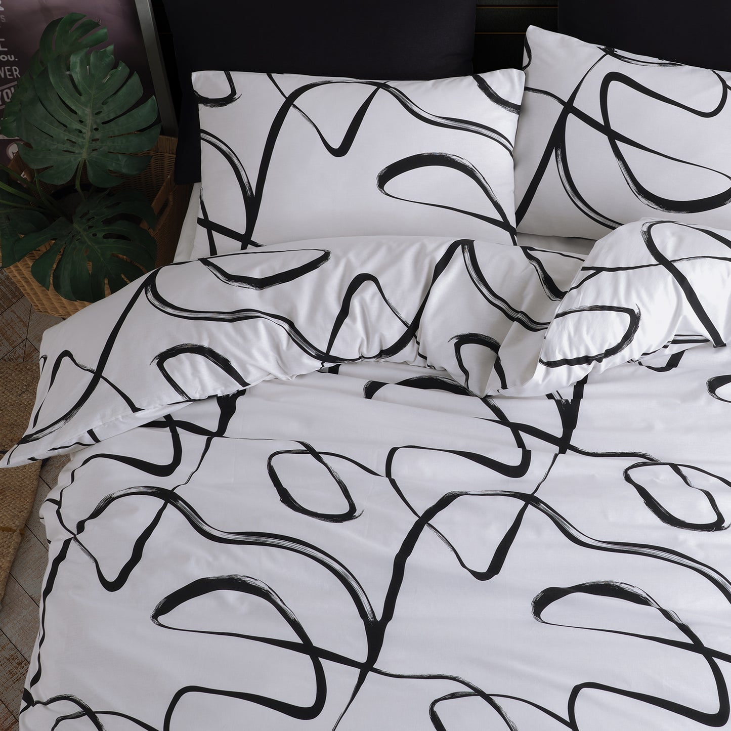 Irregular %100 Pamuk Ranforce Battal Boy Nevresim Takımı