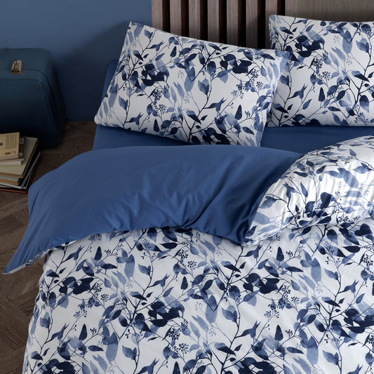 Leaves %100 Pamuk Ranforce Tek Kişilik Çift Taraflı Nevresim Takımı
