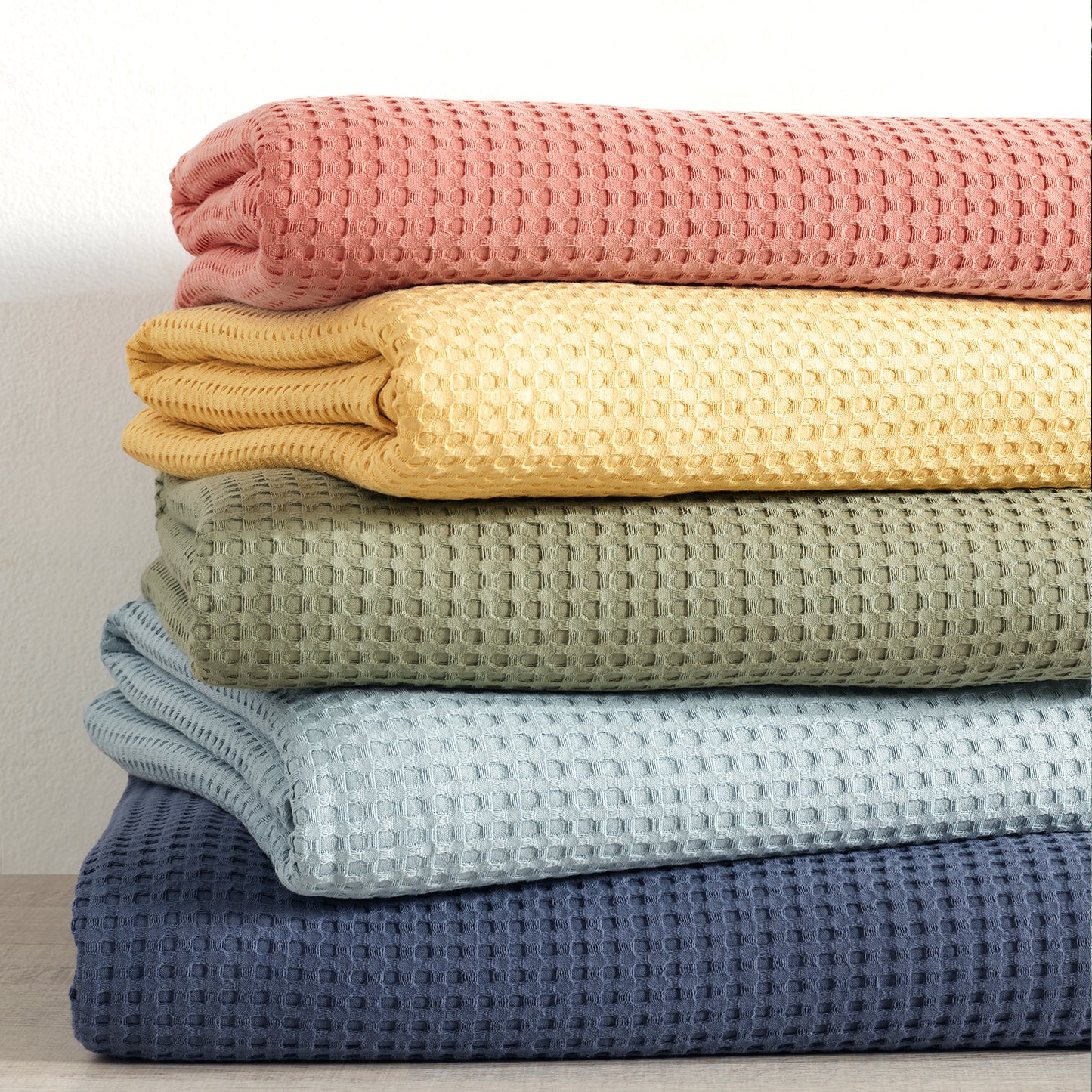 Çift Kişilik Waffle Pike Örtü 200x260