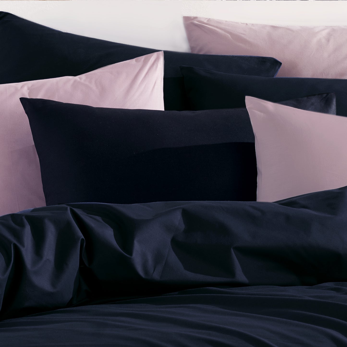 Plain Siyah %100 Pamuk Ranforce Tek Kişilik Nevresim Takımı