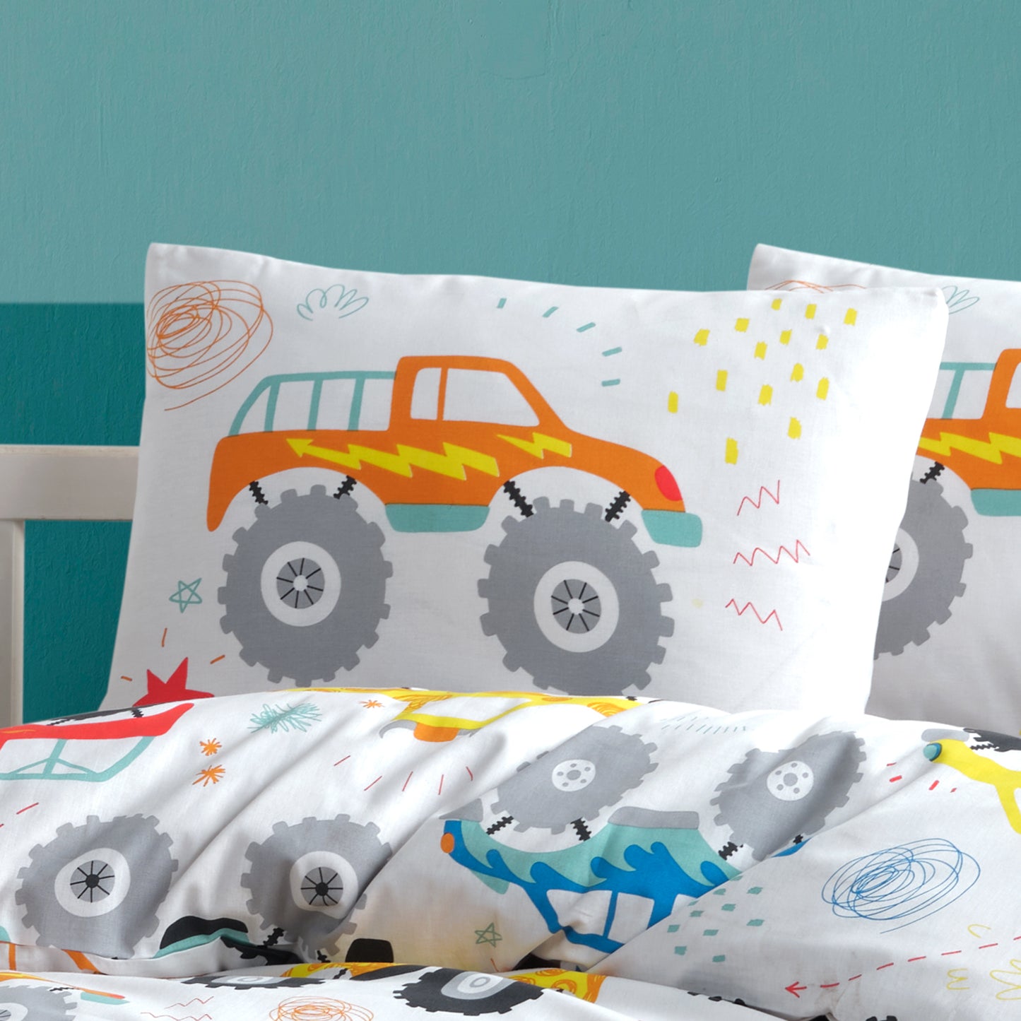 Cars %100 Pamuk Ranforce 2'li Yastık Kılıfı 35x45