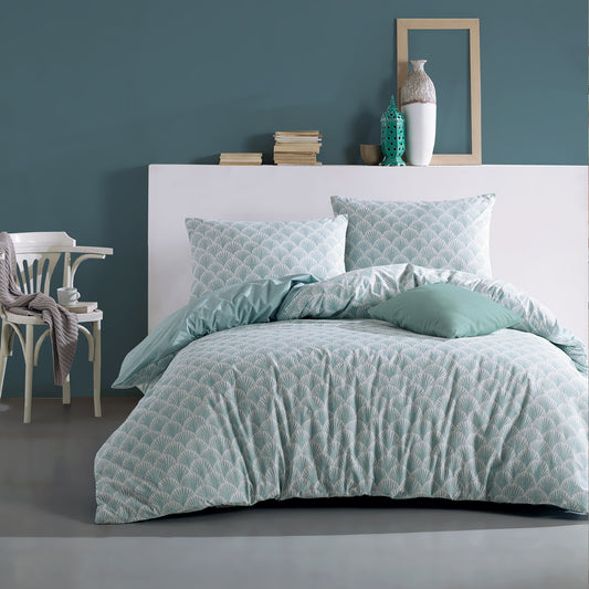 Peri %100 Pamuk Percale Battal Boy Nevresim ve 2 Yastık Kılıfı