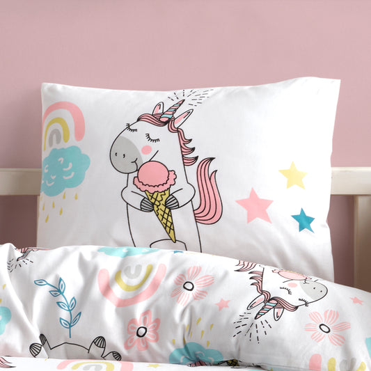 Unicorn %100 Pamuk Ranforce 2'li Yastık Kılıfı 35x45
